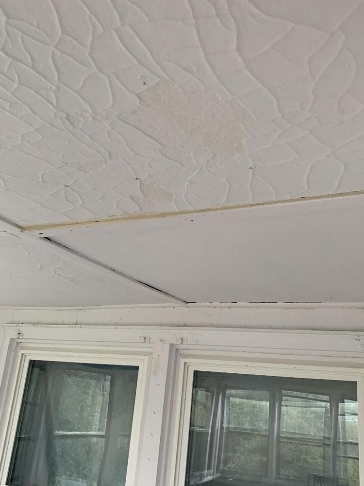 Storm damage restoration before