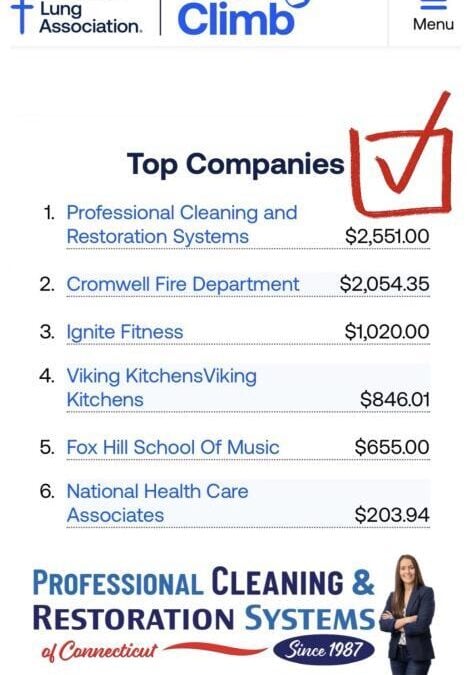 PCRS Wins Top Company Team at the 2026 Hartford Fight for Air Climb! - Image 1